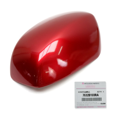 Lh Mirror Cover no Signal Genuine Red For Mitsubishi Space Star Mirage 2012 18