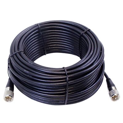 PP8X100 - ProComm 100' RG8X Coax Cable w/ PL259s