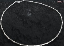 Edelstahl Halskette Collier 925 Silber Kugeln lange kurze Damen Schmuck schmale