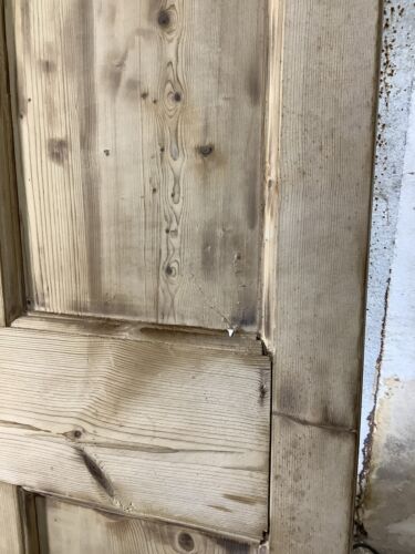31 3/8"X 76 3/8" Georgian Internal Stripped Pine Six Panel Door 2over2over2 - Picture 6 of 12
