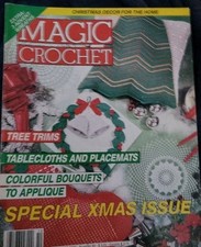 Magic Crochet October 1992 Number 80 Special Christmas Issue  FREE SHIPPING  