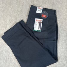 Coleman mens stretch fleece lined pants 40 x 32 New With Tags