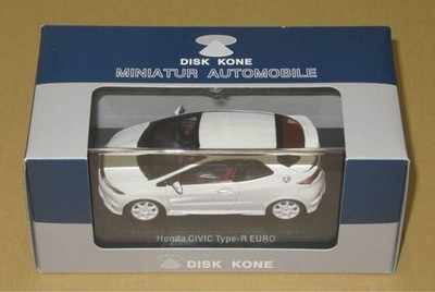 1/43 Disk Kone Honda Civic Type R Euro White Collectables 17+