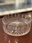 Pink Depression Glass Candy Dish Princess Diamond Point Bowl Indiana Glass Co