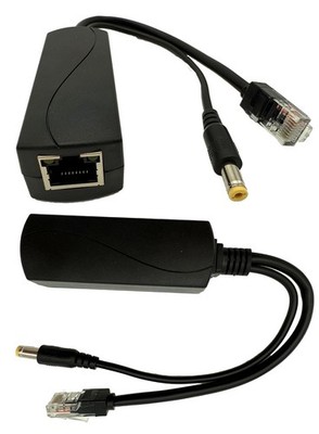 POE Injector/Splitter (POE+ IEEE 802.3af/at zu 12V/2A, Gigabit LAN)