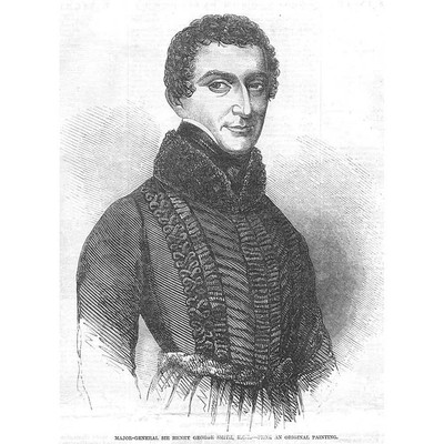 Generalmajor Sir Henry George Smith - Antiker Druck 1846