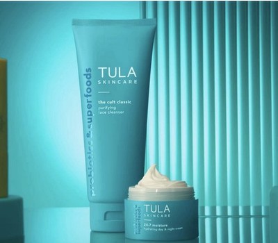 Tula The Cult Classic Cleanser 6.7 fl oz & Moisture Cream Set 0.49 oz