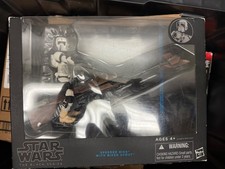 Star Wars Black Series Speeder Bike with Biker Scout Brand New & Sealed