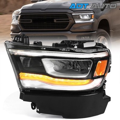 For RAM 1500 2019-2024 LED Reflector Headlight W/ DRL W/ LED Module Driver Left