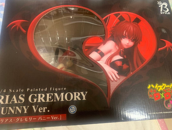 [USED] High School DxD NEW Rias Gremory Bunny Ver. 1/4 Scale Figure Japan