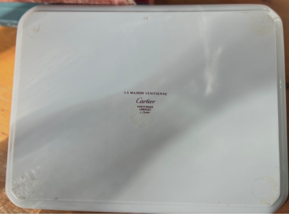 Cartier porcelain trinket tray | eBay