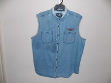 Gilet en jean pour moto Harley Davidson homme taille 2XL