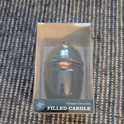 Big Green Egg Grill Ceramic Outdoor Candle. New