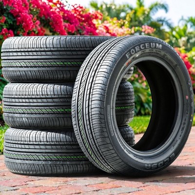 4 Forceum Ecosa 195/65R15 91H All Season Tires 45k Mi Warranty UTQG 400AA