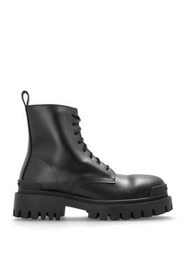BALENCIAGA Strike Zip Black Boots New & Authentic | eBay