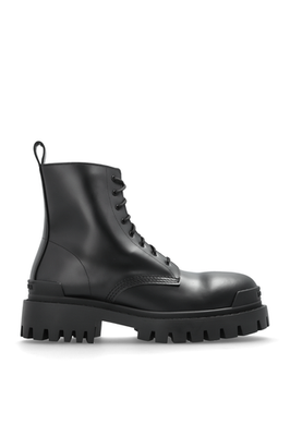 BALENCIAGA Strike Zip Black Boots New & Authentic | eBay