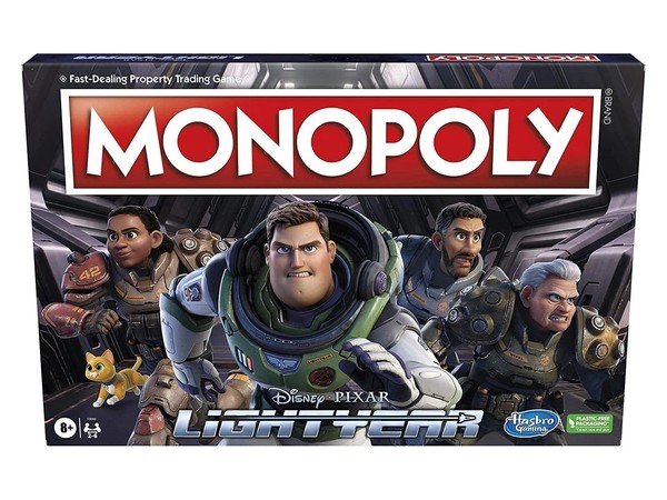 Monopoly Disney Pixar Lightyear English Edition Board Game Hasbro New Sealed-image