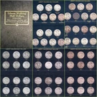 1916-1947 PDS Walking Liberty Half Dollar 65 Coins Complete Set in Whitman Album