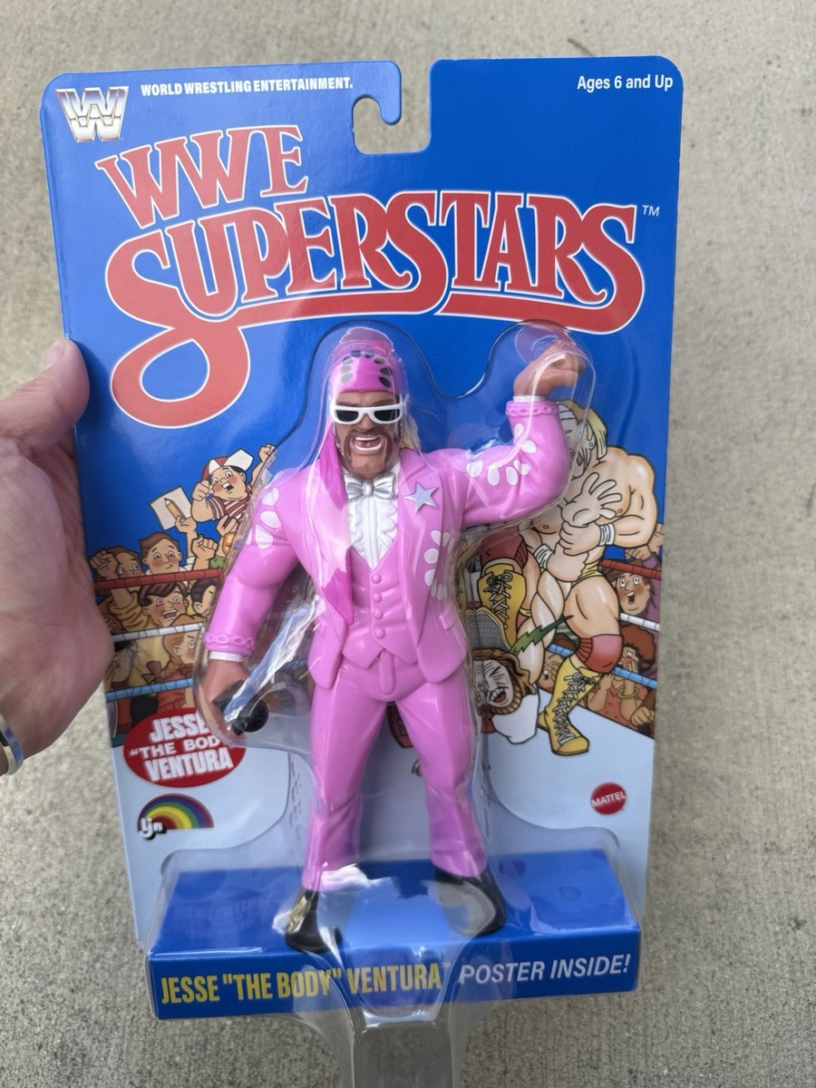 WEST.　ぶらさげるヤツ　フィギュア　Blu-ray WWE LJN Superstars Wave 2 Jesse The Body Ventura BLUE Card 8” Rare