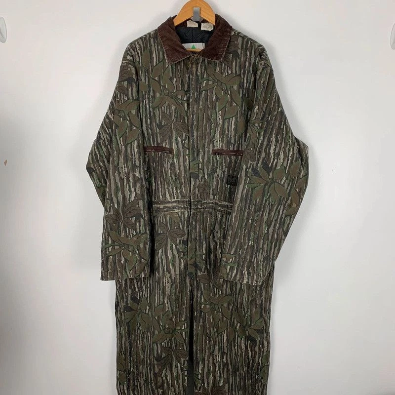 Vintage Liberty Overalls Coveralls 2XL Tall 2XT Real Tree Camo Outdoor Insulated