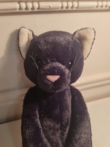 Brandneu mit Etikett Jellycat "I am Medium Bashful Black Kitten" BAS3BKITN Black & White Cat - Bild 17 von 17