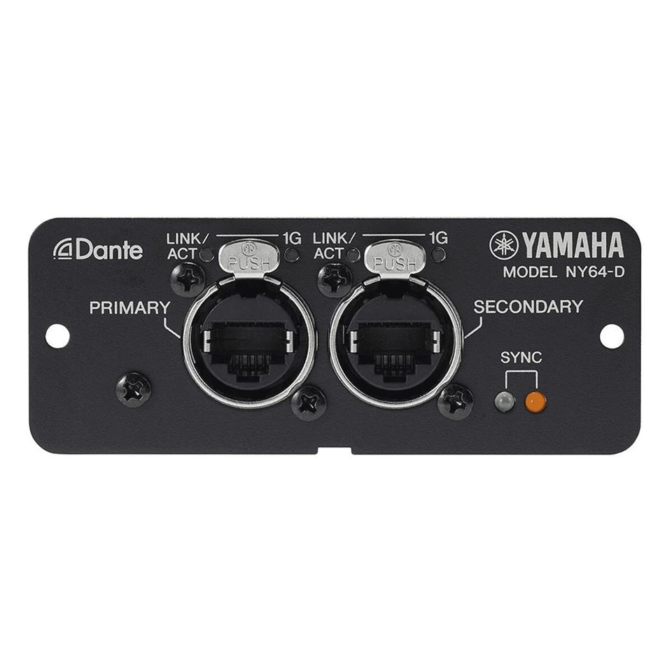 YAMAHA DANTE input/output card NY64-D 750408392633| eBay