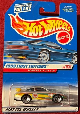 HOT WHEELS 1999 FIRST EDITIONS PORSCHE 911 GT3 CUP #912. SEE COMBINED OFFERS!