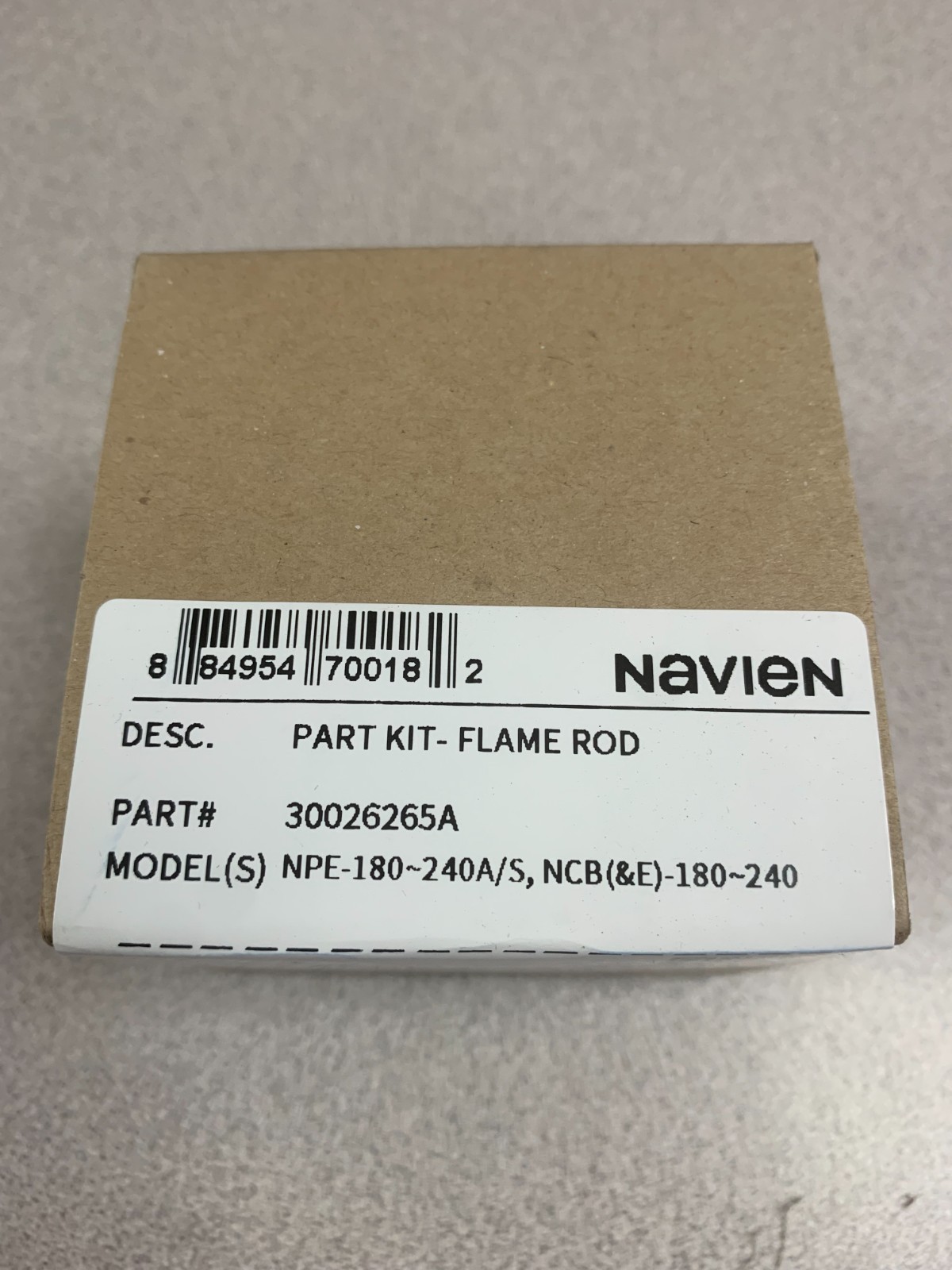 Navien 30026265A Part Kit - Ignitor & Flame Rod NPE-180-240A/S & NCB(&E) Series
