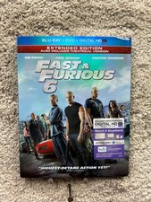 Fast & Furious 6 Blu-ray DVD 2013 Extended Vin Diesel Paul Walker Dwayne Johnson