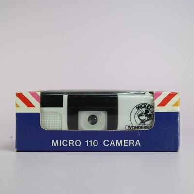 Disney Mickey Wonders Why Pocket Kamera 110mm Film Point and Shoot weiß getestet