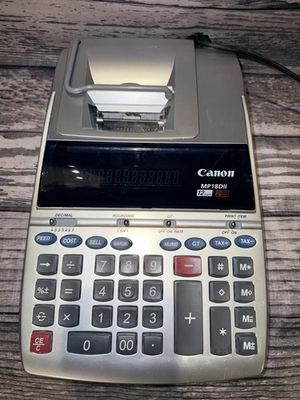 #ad Canon MP18DII Printing Calculator 12 Digit Desktop Adding Machine Tested Working $25.00