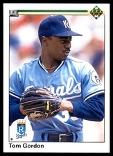 Tom Gordon 1990 Upper Deck #365 Royals MLB READ FREE SHIPPING AutographDen