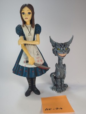 American McGee s Alice Madness Returns Alice And Cheshire Cat Figure (2000) Rare