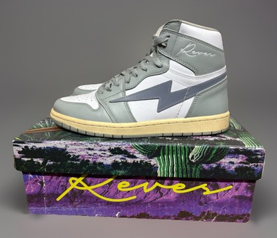 Reves Paris x Kool Kiy Cool Grey Sneakers Size 9 Rare Streetwear Heat