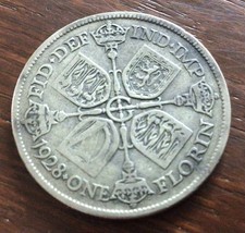 1928 Great Britain One Florin KM# 834 Circulated Coin George V