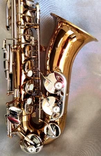 VITO LeBlanc Gold/Silver Alto Sax 402509 w/Nice LeBlanc Case - EXCELLENT BEAUTY!