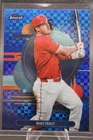 2025 Topps Finest Mike Trout Uncommon Blue X-Fractor First on Card 1/75
