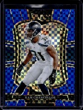 2025 Panini Select Kam Chancellor Premier Level Blue Prizm #/175 Seahawks