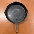 Huge Griswold Cast Iron #14 Large Block Logo Skillet With Heat Ring