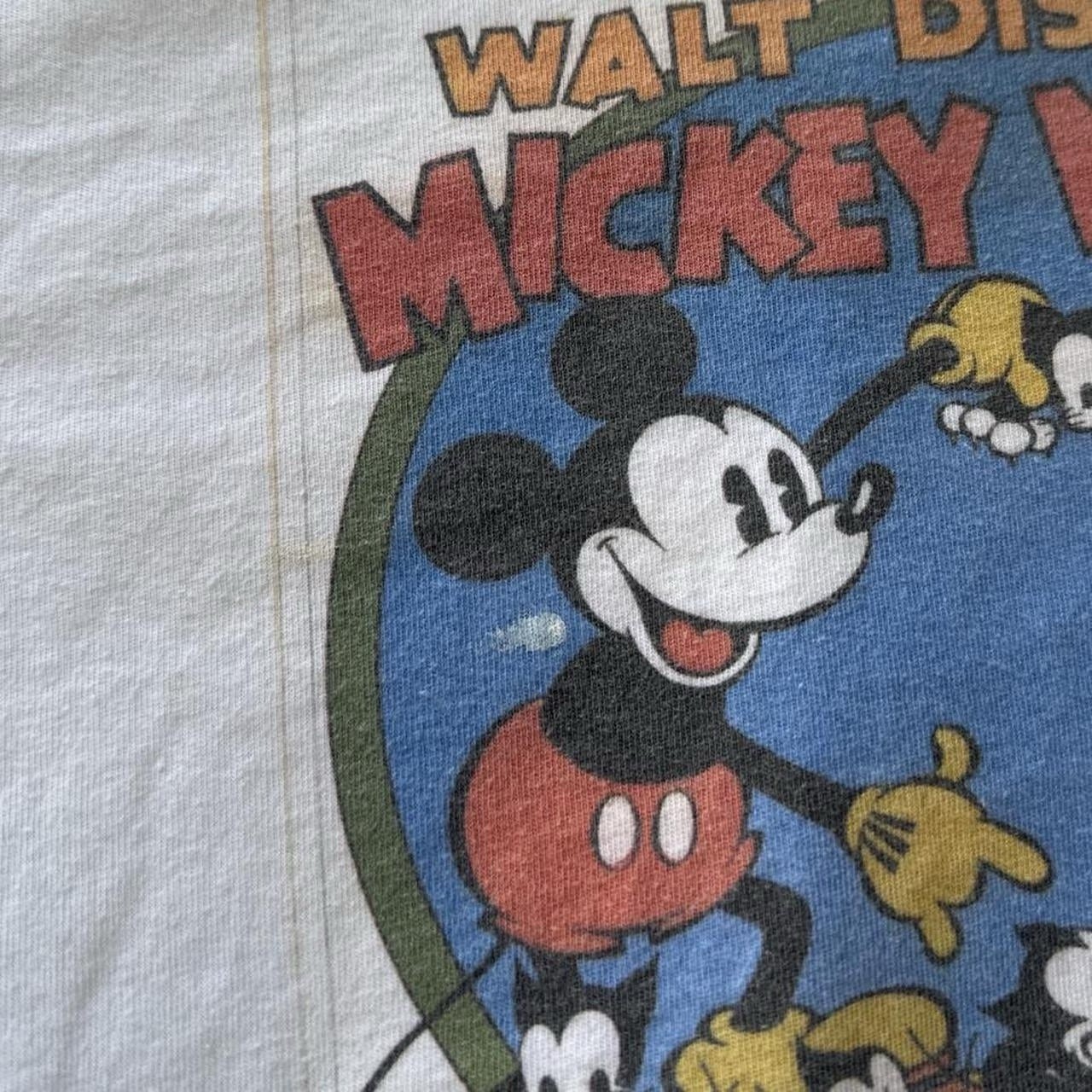 Disney Mickey Mouse Uniqlo White T-shirt Story Book Graphic Size Small Unisex thumbnail 5