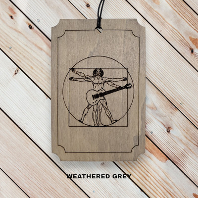 Da Vinci Guitar Man - Car Air Freshener Holder