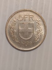 SWITZERLAND 1966 B 5 Francs 