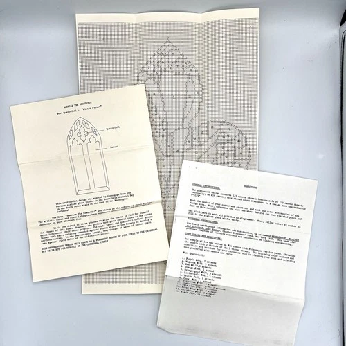 Lot of 9 Cross Stitch Patterns from Washington National Cathedral