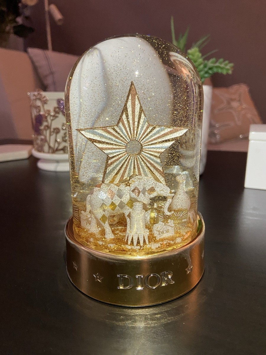 DIOR SNOW GLOBE 2025 CIRCUS OF DREAMS PLATINUM HOLIDAY GIFT NEW