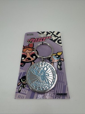 Vintage 2000 Powerpuff Girls Bubbles Mirror Keychain Starline Y2K NOS