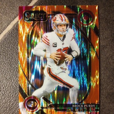 2024 Panini Select - Club Level Brock Purdy #226 Orange Shock Prizm /399