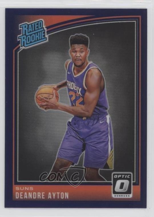 2018-19 Panini Donruss Optic Rated Rookie Purple Prizm DeAndre Ayton #157 d3b