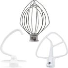 3-Piece Tilt-Head Stand Mixer Attachments Set K45DH Dough Hook K45B Paddle K45WW