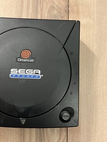 Sega Dreamcast Sega Sports Edition Black Console w/ Controller Cables Tested