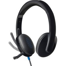 Logitech 250633 H540 Binaural Over The Head Corded Headset Black 981000510